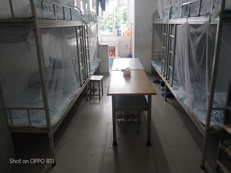 四川矿产机电技师学院学生寝室实拍